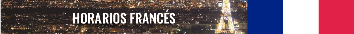 Horarios frances Horarios frances