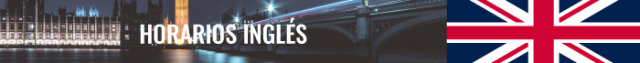 Horarios inglés Horarios inglés